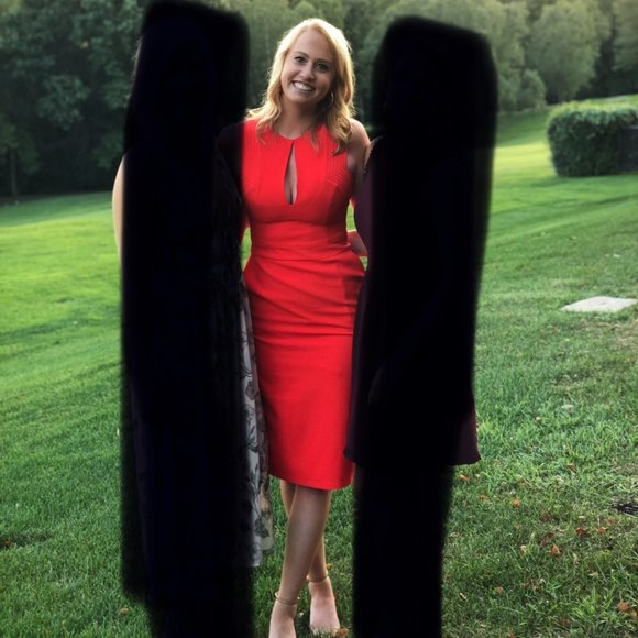 Décolleté by Elif Red Midi Dress - Picture 2 of 7